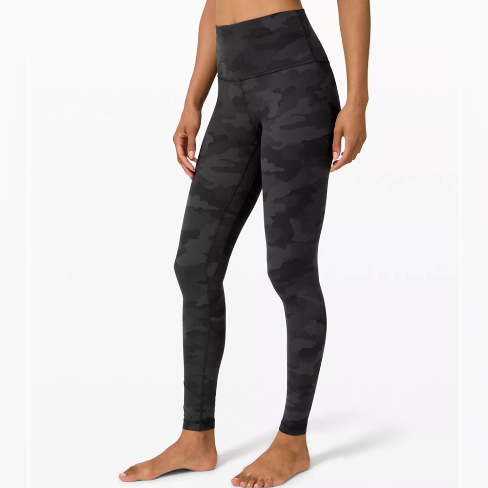 Lululemon Black Camo Align Leggings
